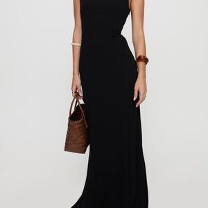 Princess polly ace of hearts black maxi dress
